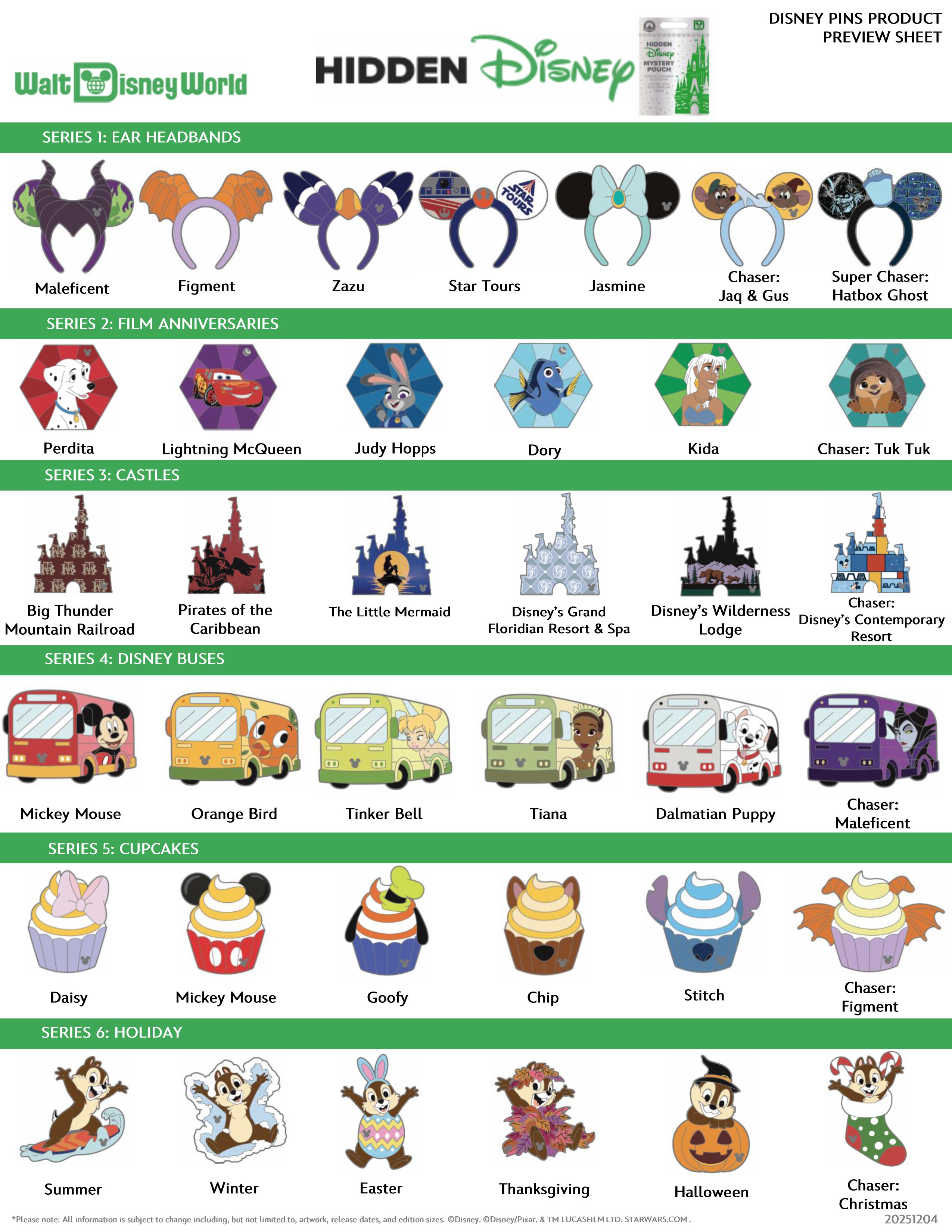Hidden Disney 2026 Wave A Pin Series